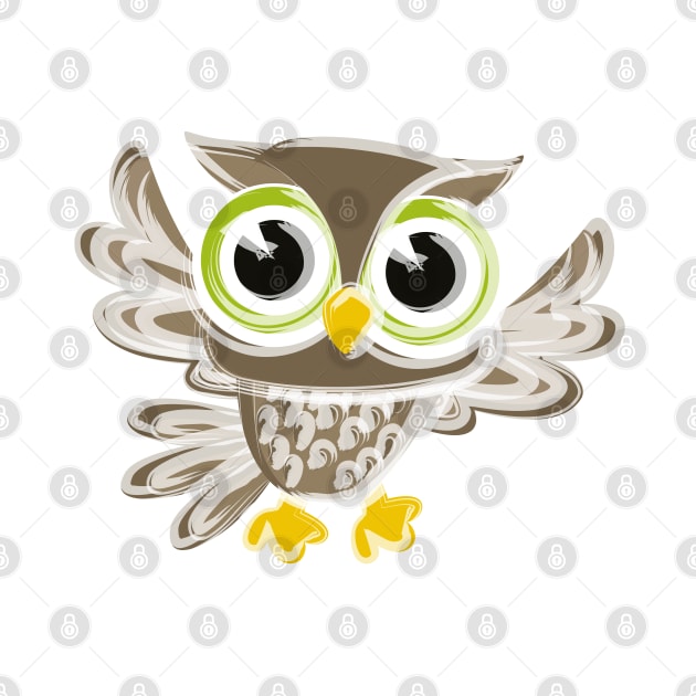 Happy Owl by Naumovski
