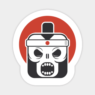 Skull Kong Samurai Magnet