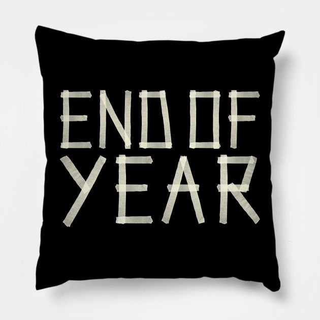 End Of Year Pillow by PAPER TYPE