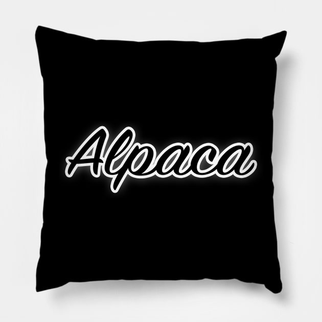 Alpaca Pillow by lenn