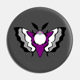 Ace Pride Moth Pin