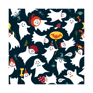 Cute Halloween ghosts T-Shirt