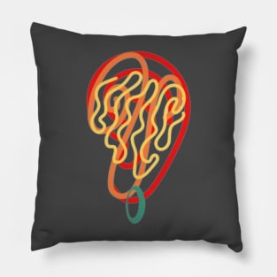 Ear Abstract Pillow