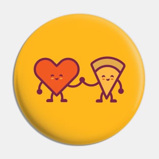 Take a Pizza My Heart Pin