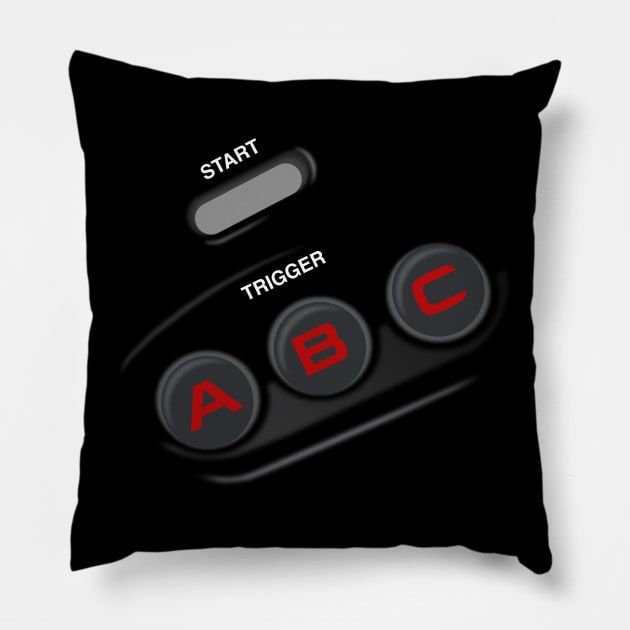 Genesis Buttons Pillow by PopCultureShirts