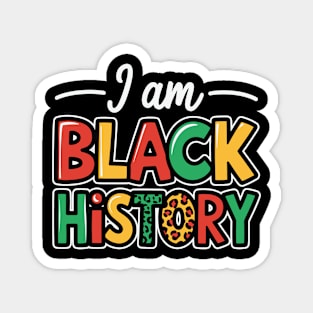I Am Black History Magnet