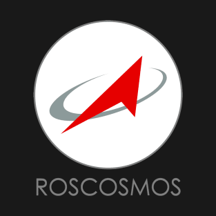 Roscosmos Logo with Text T-Shirt