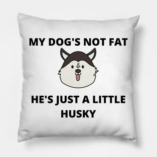 A Little Husky Pillow