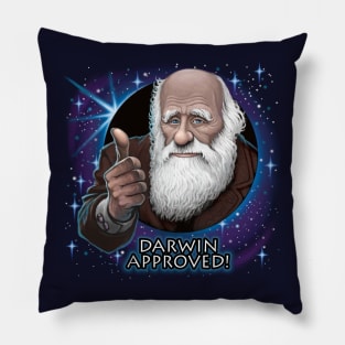 Darwin Approved! Pillow