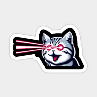 Laser Cat Magnet