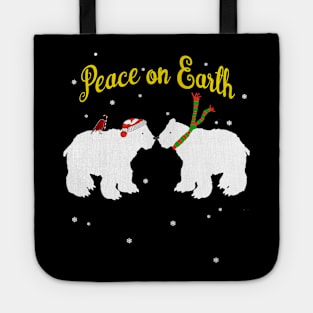 Christmas Wish For Peace On Earth Tote