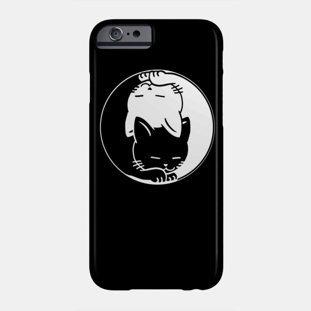 Yin Yang Cats Lover Dark Balance Tai Chi Symbol Yin Yang Phone