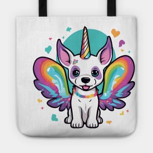 Unicorn Puppy Cute Kawaii Dog Tote