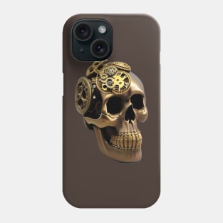 Metal Machine Gears Skull Steampunk Phone Case