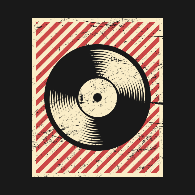 Retro Style Vinyl Record Poster - Record - T-Shirt | TeePublic