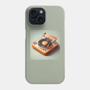 Turntable illustration Phone Case