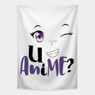 Cute anime girl design Tapestry