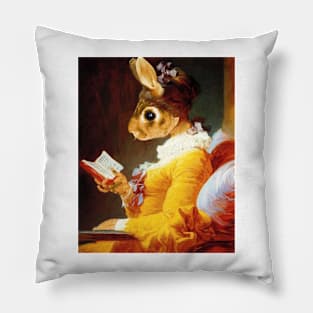 Bunny Reader Pillow