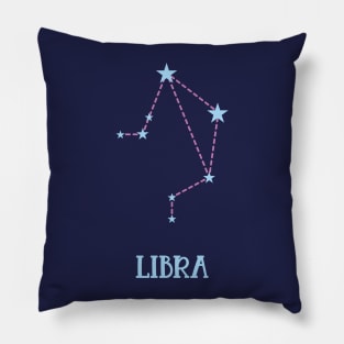 Libra Zodiac Sign Constellation Pillow