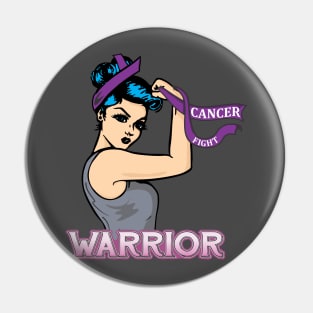 Fight Cancer Warrior Pin