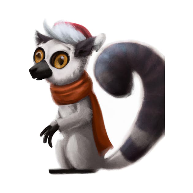 Cute Lemur Drawing by Play Zoo