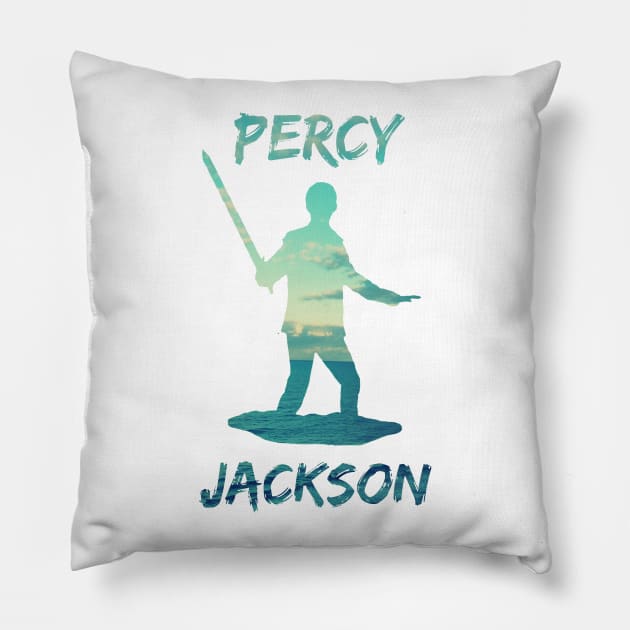 Percy Jackson Ocean/ Sea Design Tee Pillow by TheArtsyElf