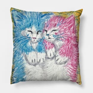 Cute kittens cat Pillow