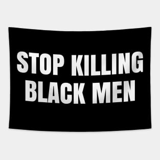 Stop Killing Black Men, Justice for George Floyd, Black Lives Matter, Protest Tapestry