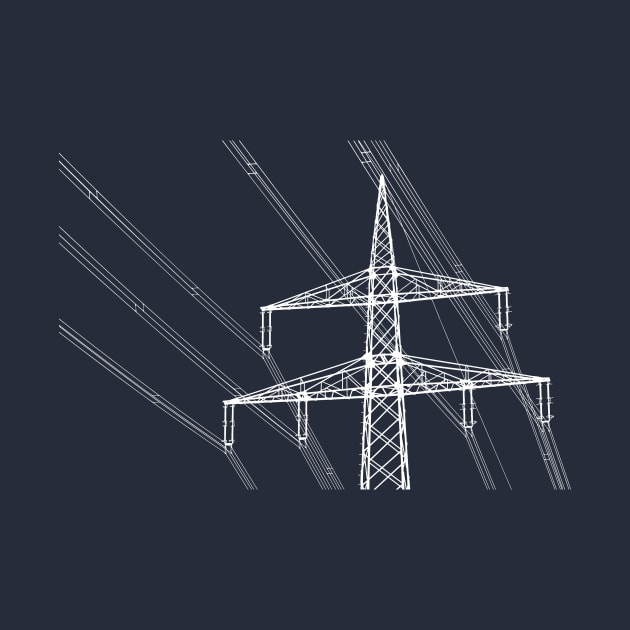 Electric transmission towers by EngineersArt