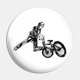 BMX stunt Tailwhip Pin