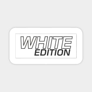 White Edition Sticker&Magnet Magnet