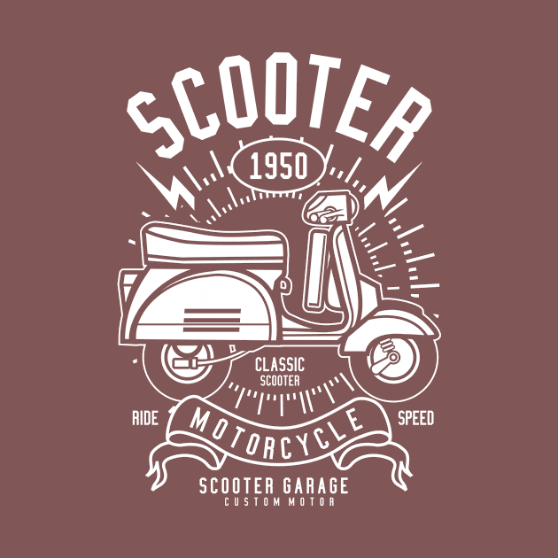 The scooter rider by Superfunky