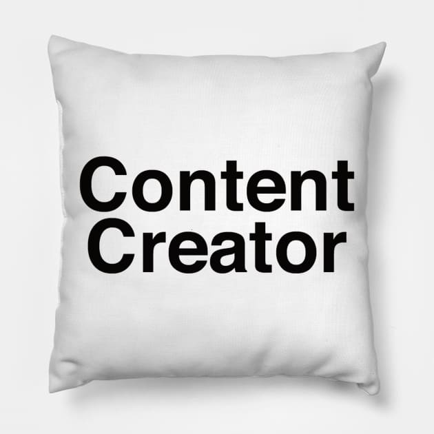 Content Creator Pillow by WDWTales