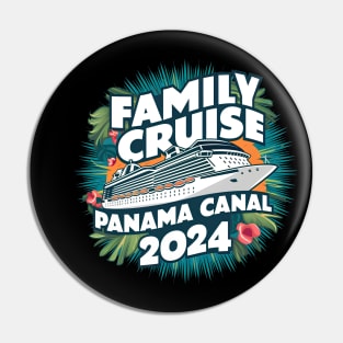 Family Cruise Panama Canal 2024 Family Matching Couple Tee Pin