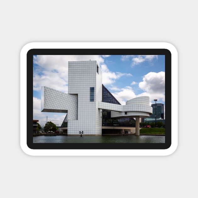 The Rock Hall Of Fame Magnet by dalekincaid