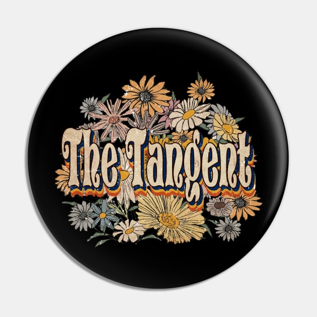 Retro The Tangent Name Flowers Limited Edition Classic Styles Pin by BilodeauBlue