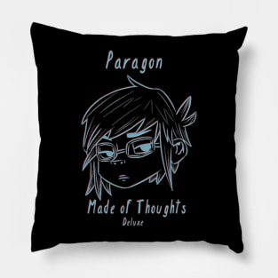 made of thoughts - chromatic aberration Pillow