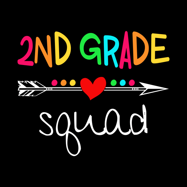 2nd Grade Squad Second Teacher Student Team Back To School Shirt by Alana Clothing