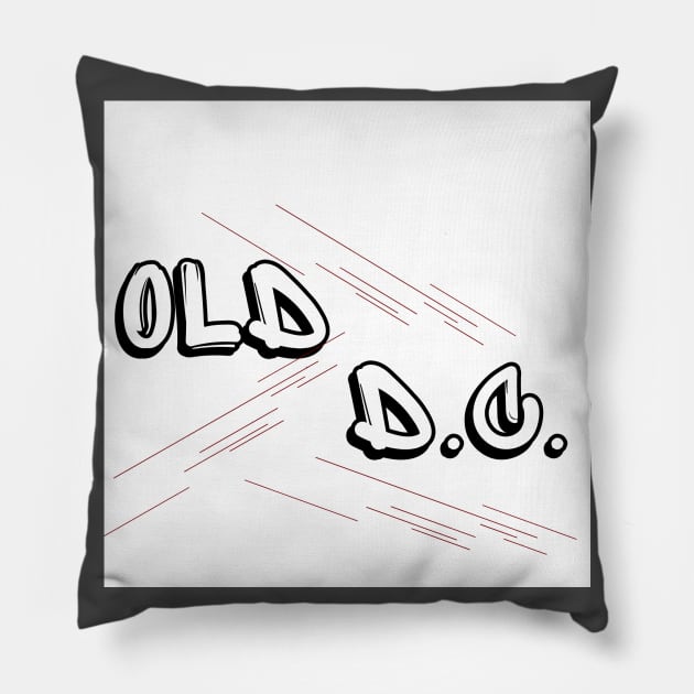 Old DC Street Pillow by Ampire Media 