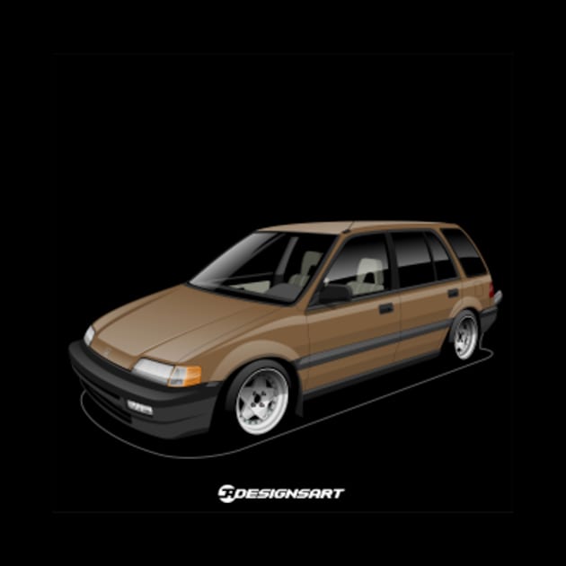 Civic wagon black background by EF Warehouse 