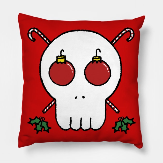 Pirate Christmas Pillow by Fool King Media