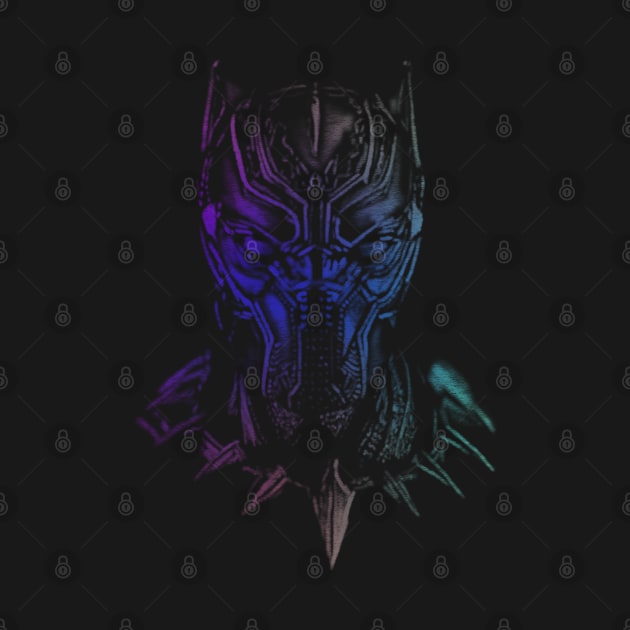 Shaded Black Panther Multi-Color by Danispolez_illustrations