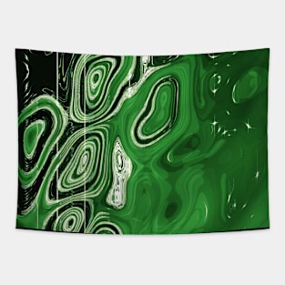 Aromantic Pride Abstract Textured Whorls Painting Tapestry