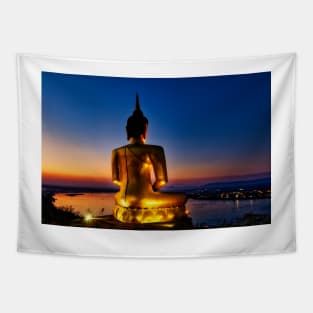 Big Buddha in Pakse in Laos Tapestry