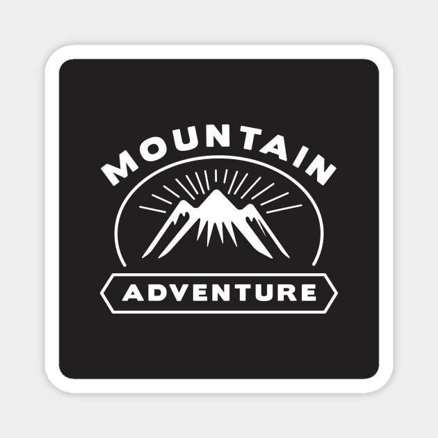 Travel Mountain Magnet by Hastag Pos