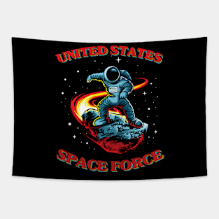 AStronaut United State Space Force funny gift t-shirt Tapestry