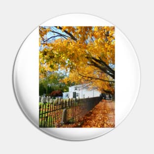 New Castle DE - Graveyard in Autumn Pin