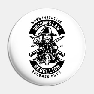 Here Come the Rebels! Pin