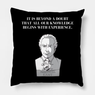 Philosophy quote Pillow