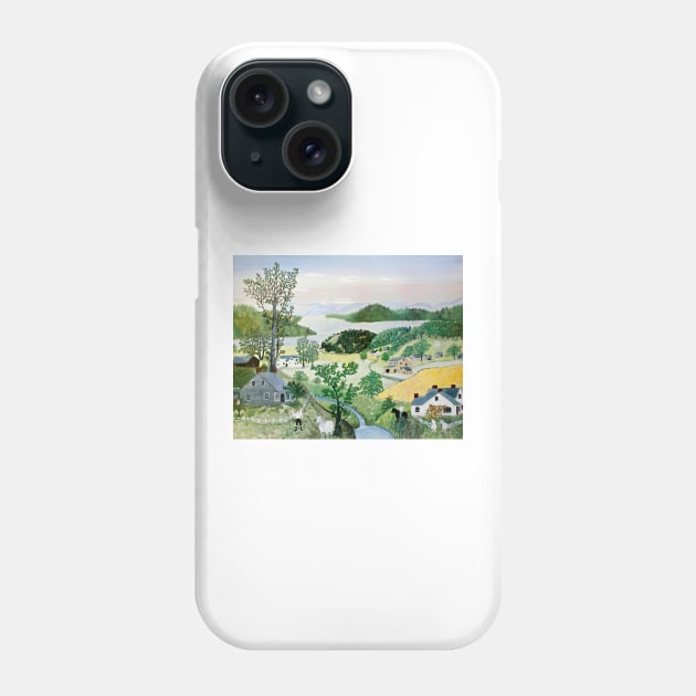 Anna Mary Robertson Grandma Moses A Beautiful World American Painter Naïve Art Primitivism Phone Case by ZiggyPrint